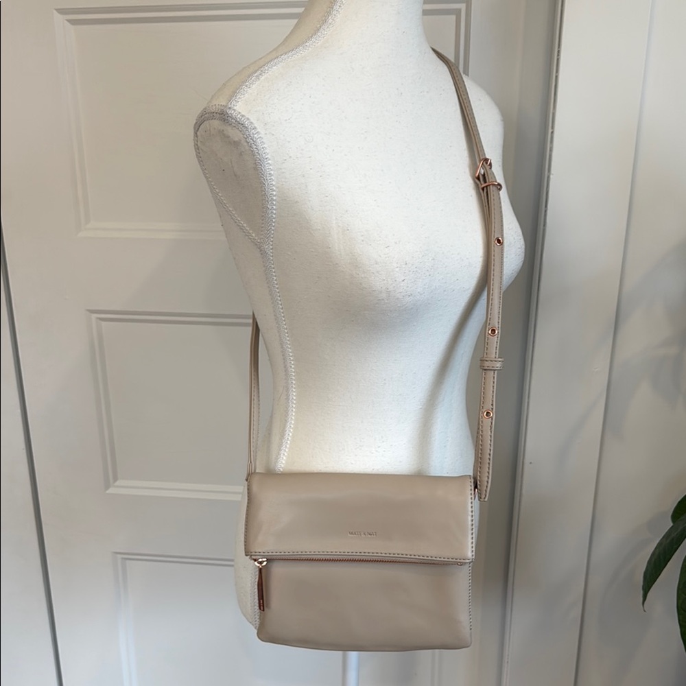 Matt & Nat Beige Crossbody Bag